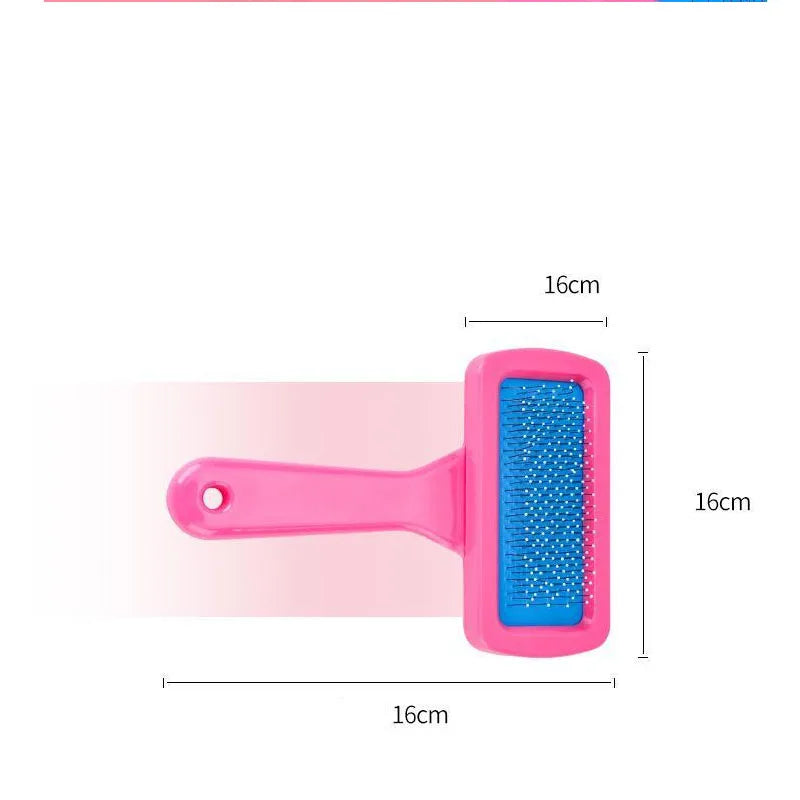 All-in One Pet Grooming Tool -Soft Bristle & Needle Combination Brush, Ideal for Rabbit,Dutch Pig, Guinea Pig Small Animal Care
