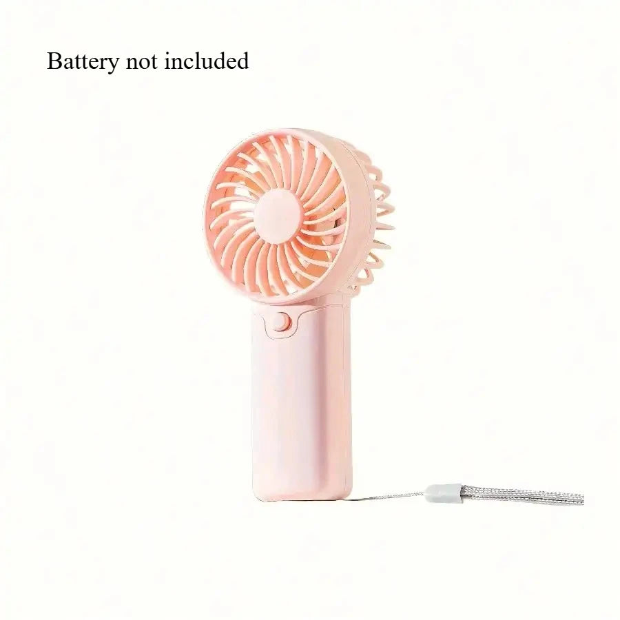 Portable Fan Convenient Creative Small Fan Pocket Hand-held Fan Lightweight AA Battery Handheld Mini Fan Air Coolers No Battery