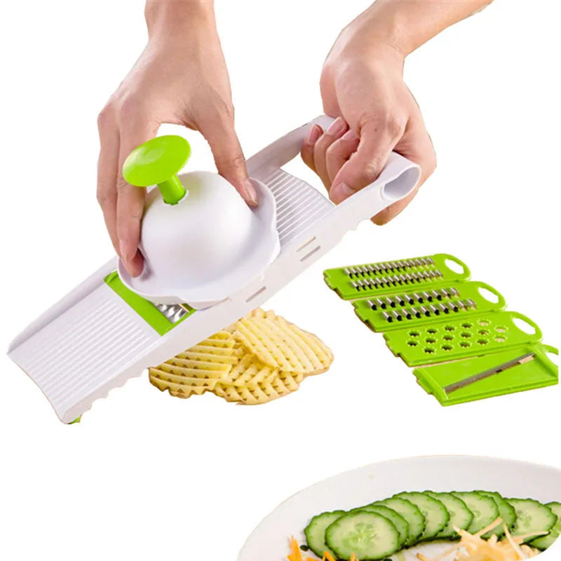 Vegetable Fruit Slicer Round Cutter Potato Grater Spiralizer Vegetable Chopper Kitchen Home Tools