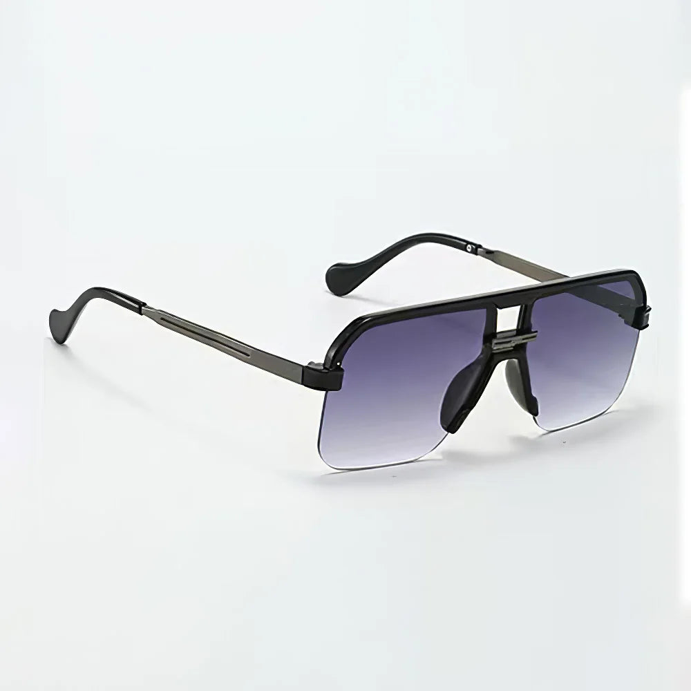 2025 New in Sunglasses for Women Modern Fashion Transparent Frame Gradient Yellow Pink Lens Square Glasses Gift for Friend