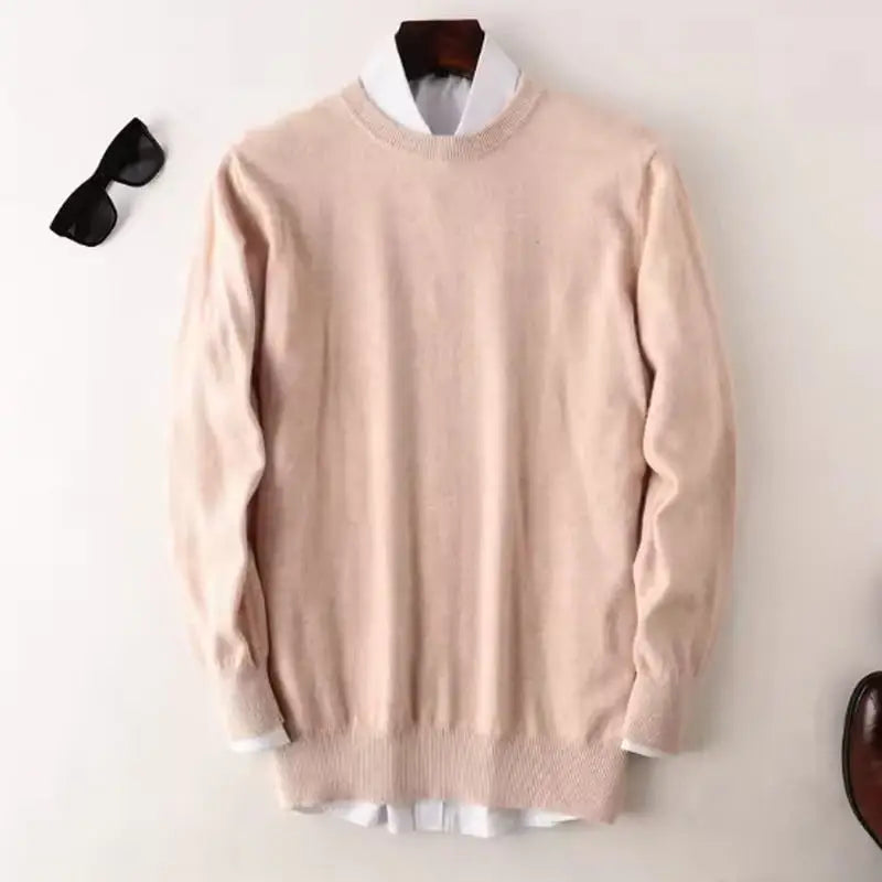 Cashmere Sweater Men Pullover 2025 Autumn Winter Soft Warm Jersey Hombre Jumper Pull Homme Knitted Sweaters