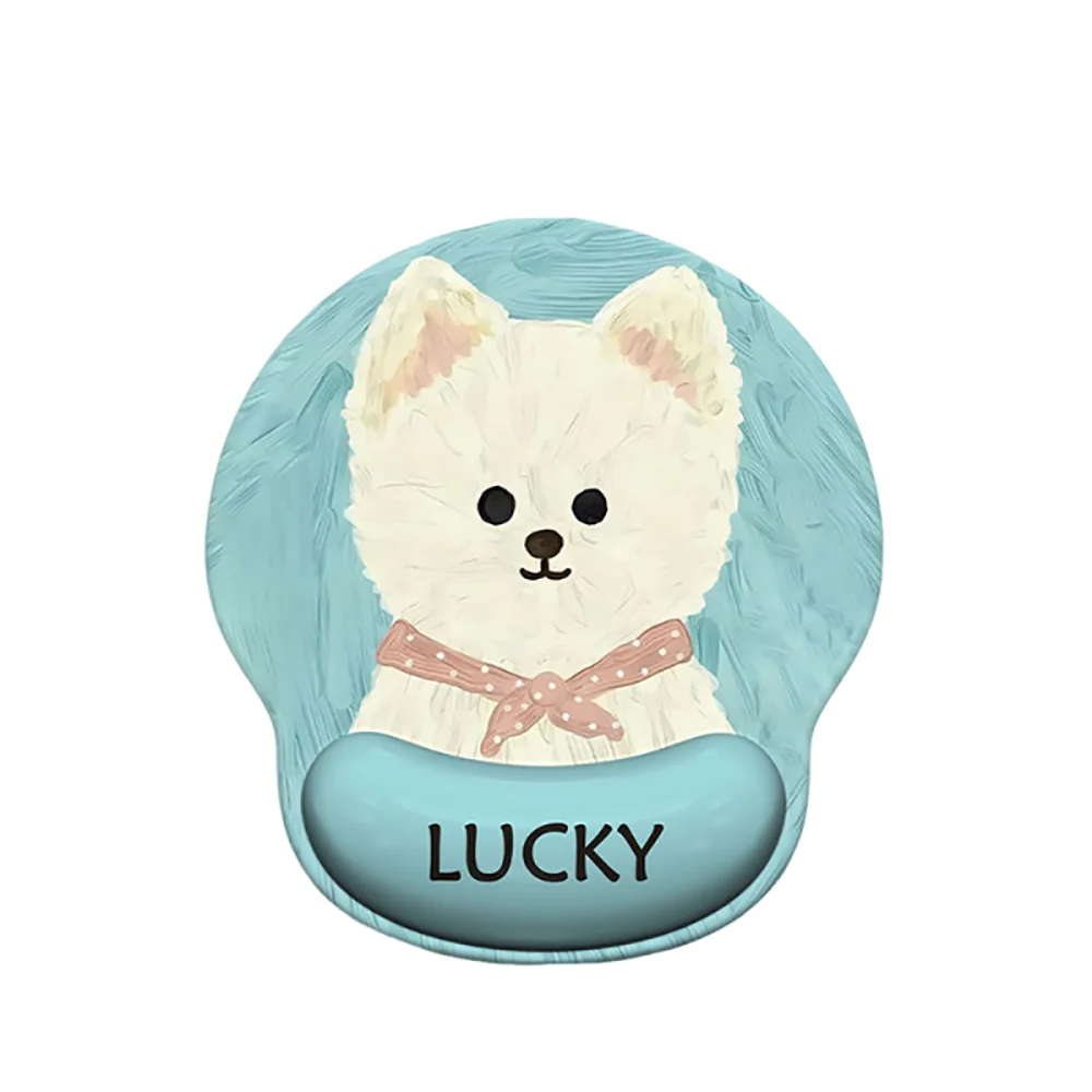 Cute Cartoon Mouse Pad with Wrist Rest Rubber Anti-Slip Wrist Rest Pad Soft Mat Cute Gaming Mousepads Office Use