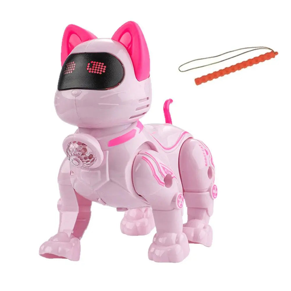 Electric Robot Dog Toy Animal Vehicle Mini size Electronic Pets DIY Installation Imitates Animals Children's Educational Toys