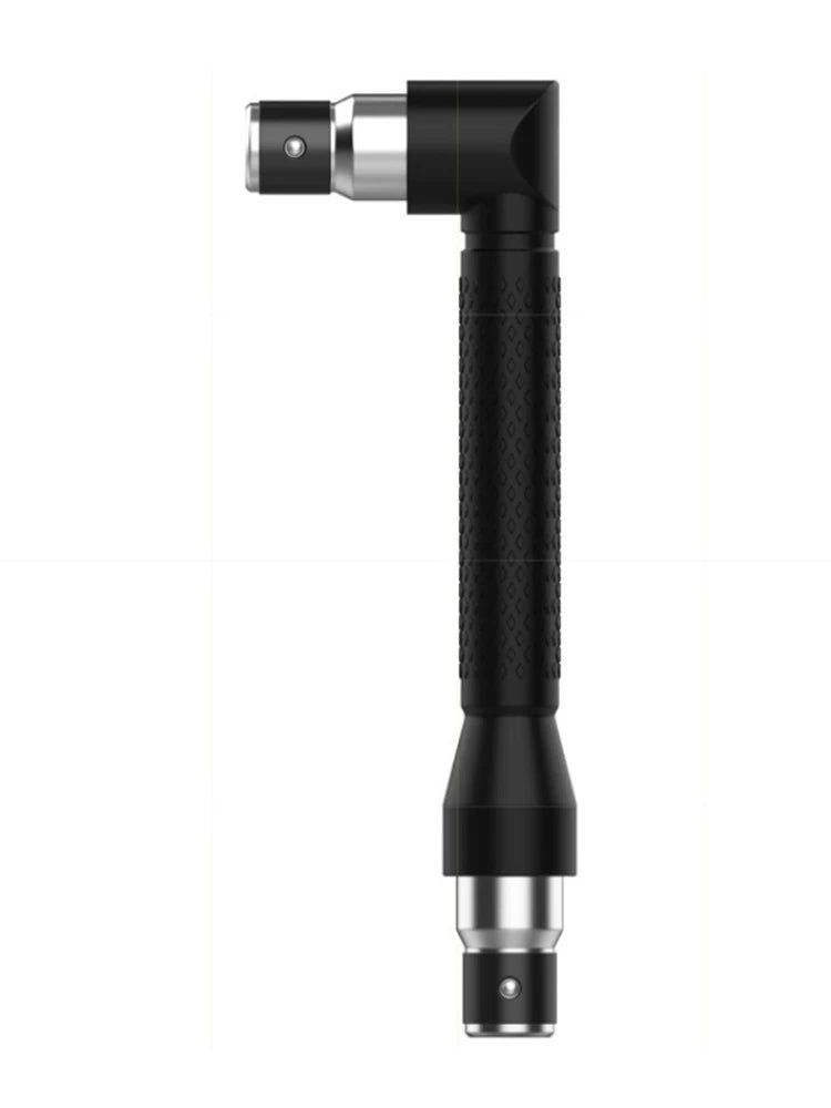 Black L type 1/4 hexagon screwdriver bit 90 ° double-end handle 6.35mm wrench tool