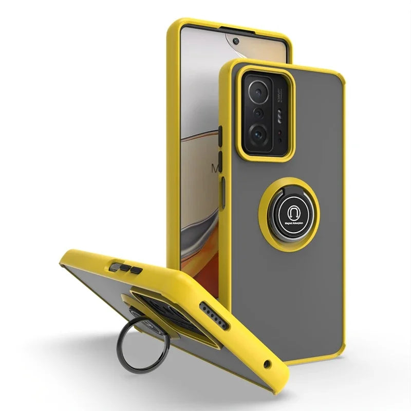 Shockproof Case For Xiaomi 15T 14T 13T 12T 11T 12X 15 14 13 12 Mi 11 Lite 5G NE 10T 9T Pro 11i Translucent Magnet Case Cover