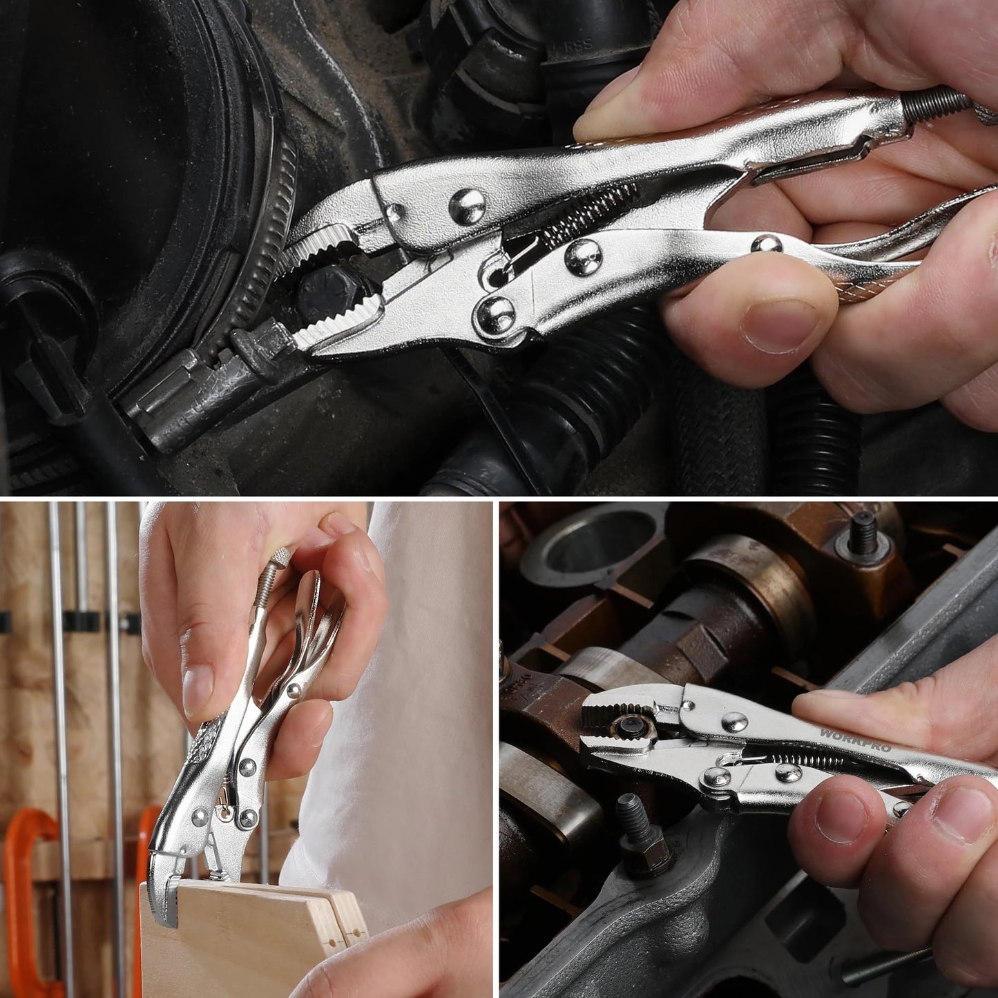 Powerful Pliers, Multifunctional Pressure Pliers, Heavy-duty Tools, Industrial Grade Fixed Circular Mouth Force Wrench, C- type