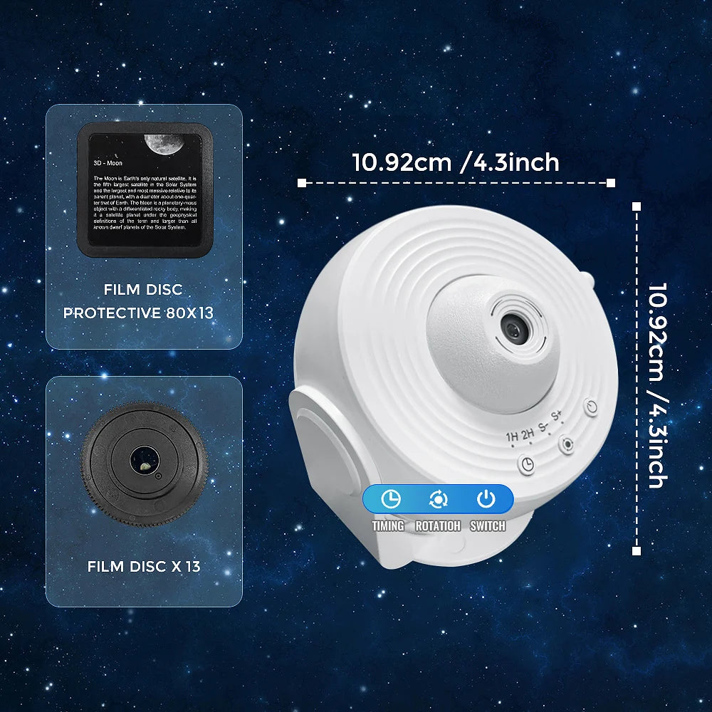 13 in 1 Star Projector, Planetarium Galaxy Projector for Bedroom, Aurora Projector, Night Light Projector for Kids Adults