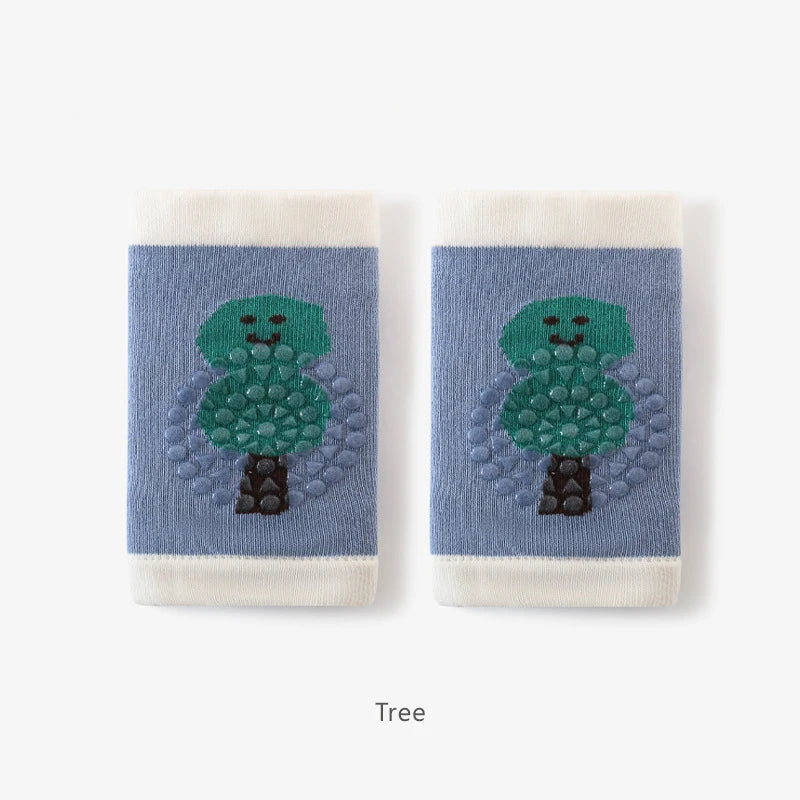 New Arrival Baby Knee Pads Summer Thin Cartoon Kids Knee Pads Protective Newborn Knee Pads Crawling Anti-Slip Knee Pads For Baby