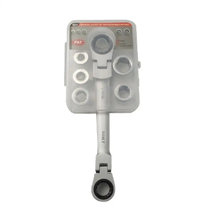652F Stable Double Head Ratcheting Wrench With Quick Releases Mechanism For Easy Use