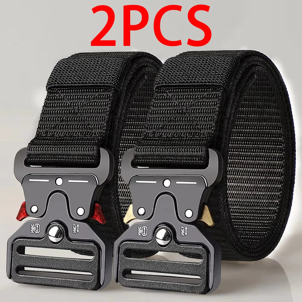 Versatile Men's Tactical Belts - Durable, Adjustable Design-For Outdoor Sports Enthusiasts,Pair with Pants Jeans,For Men Women 