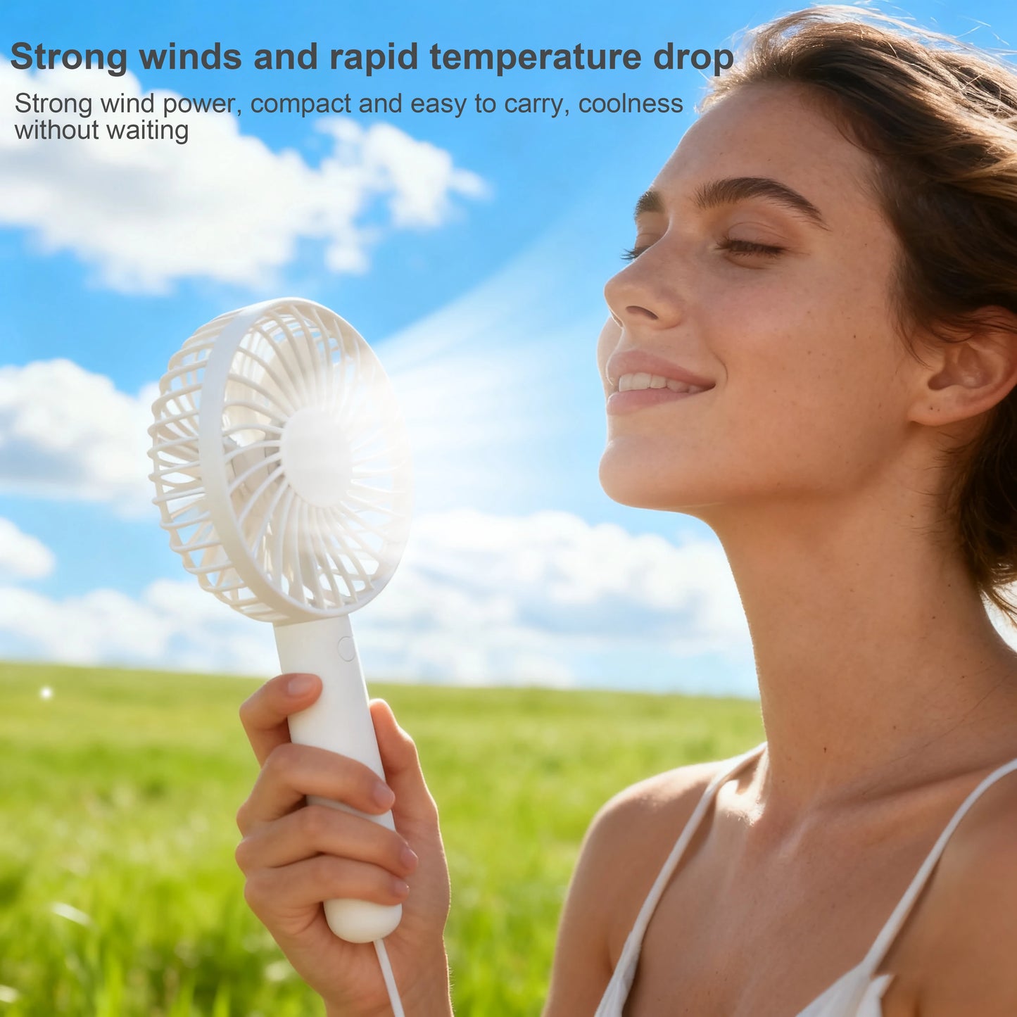 portable fan usb-c portable fan rechargeable Drone motor mini fan portable fan for travel Mobile phone holder desktop fan