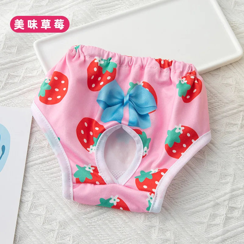 Pet Physiological Pants Princess Pet Panties Dog Menstrual Pants Physiological Pants Dog Diaper Female Dog Clothes Chihuahua