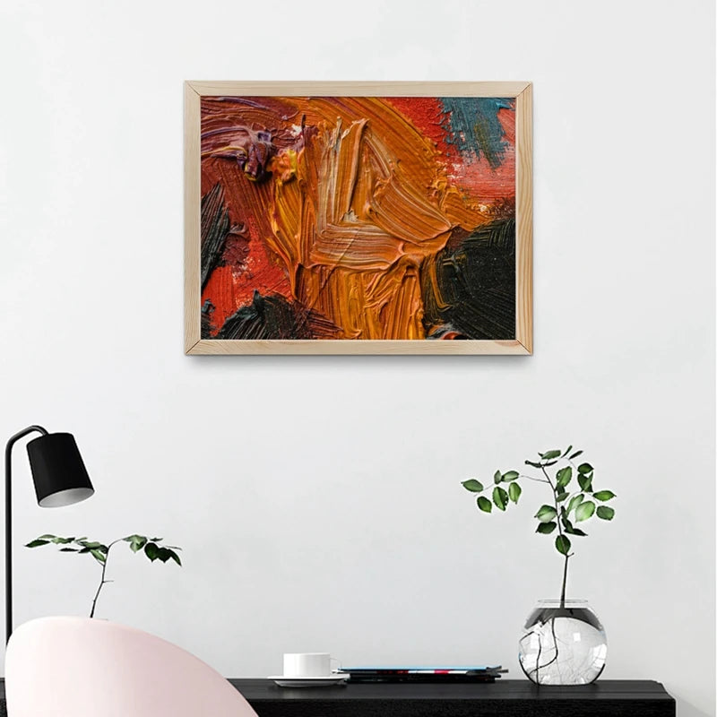 40X50 Cm Wooden Frame DIY Picture Frames Art Suitable For Home Decor Painting Digital Diamond Drawing Paintings