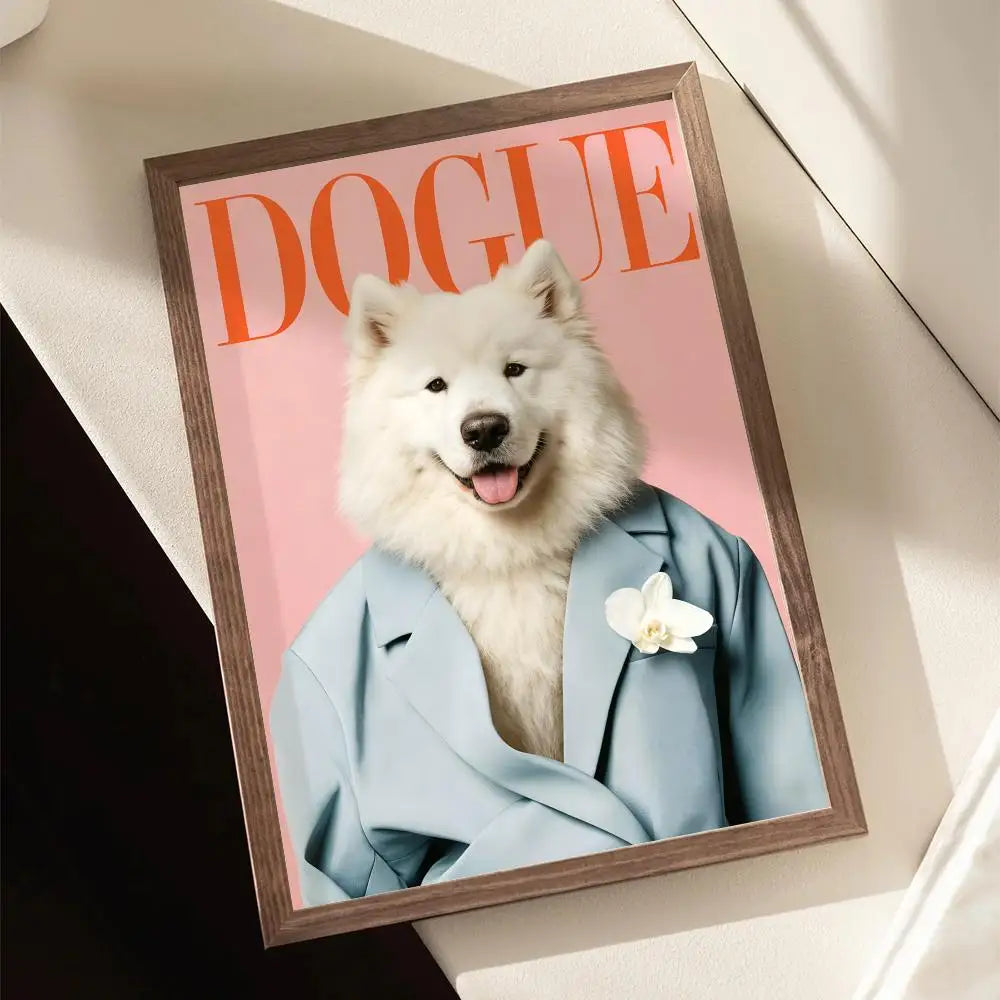 Dogue Painting Calligraphy Canvas Painting Art for Bedroom Living Room Home Decor Wall Decoration Decals Gift