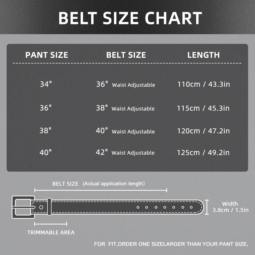 Men's belts, with a Western cowboy style, are a common item for grasslands and parties, and also make great holiday gifts.