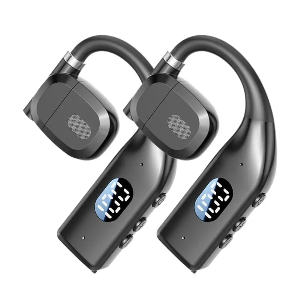 Earhooks Wireless Bluetooth Headphones Bone Conduction Earphones Stereo Noise Canceling Headset With Microphone Gaming Sports