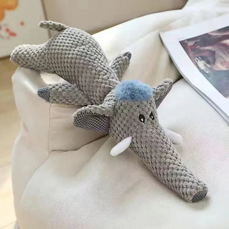 Pet toys dogs and cats bone resistant tear resistant bite resistant sound making grinding teeth cotton rope plush pet dog