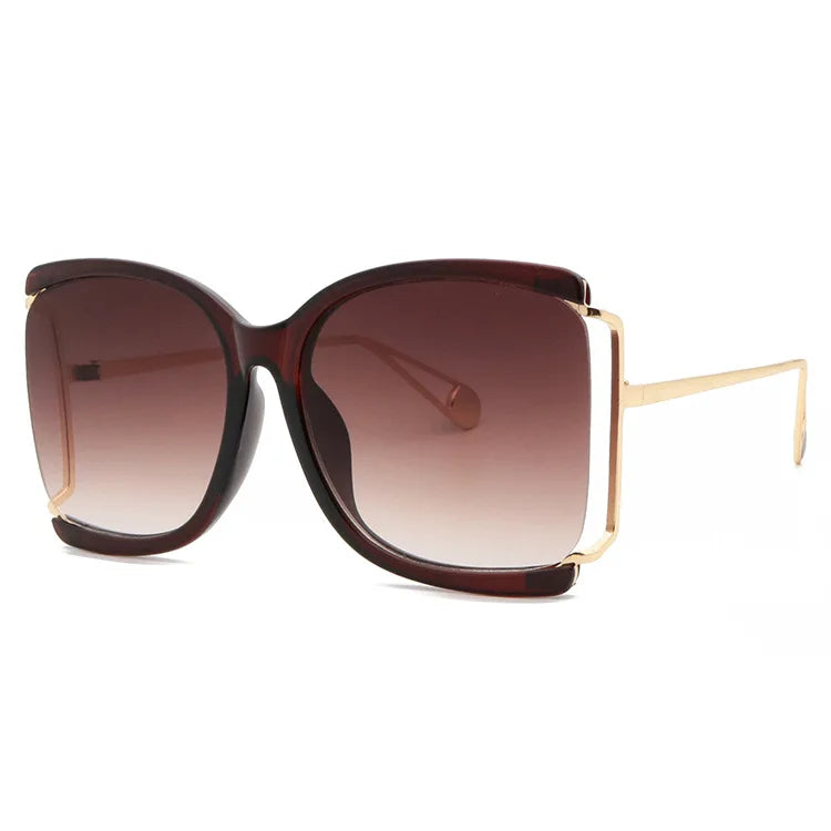 sunglasess woman 2024 lentes de marca mujer luxury replika okulary sun glass steampunk #46861