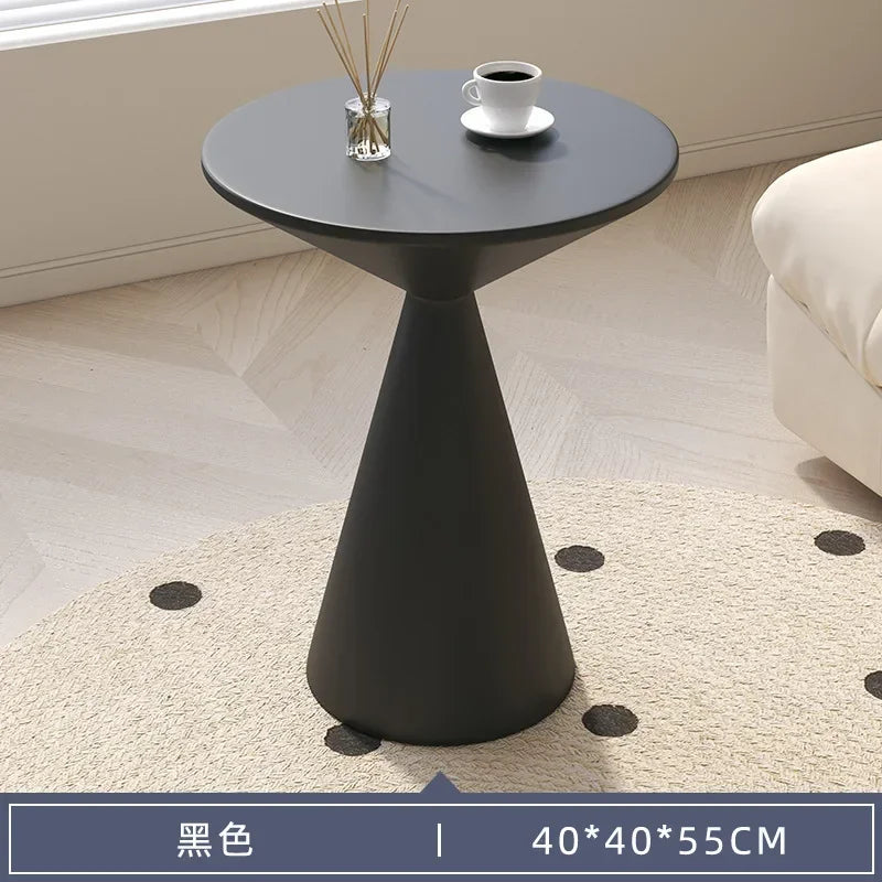 Round Coffee Table Home Living Room Side Table Small Sofa Sideboard Bedroom Hotel Corner Table Modern Living Room Decor