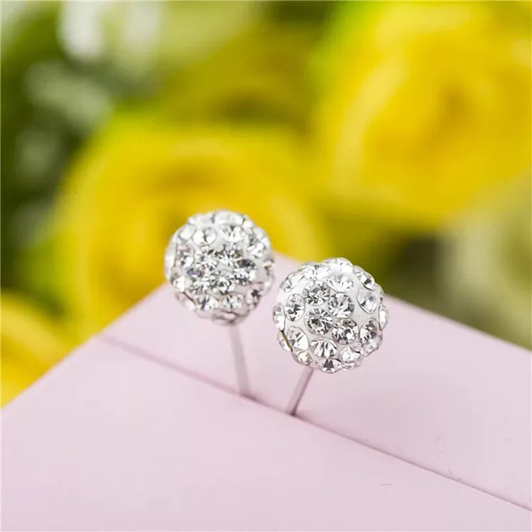 925 Sterling Silver Earrings Women Sparkling Zircon Long U-shaped Hoop Earring For Anniversary Wedding Jewelry Gifts