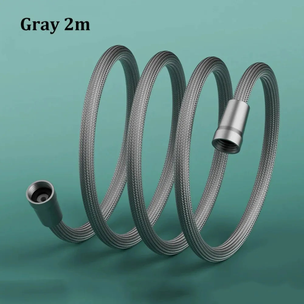 Braided shower pipe, universal water pipe, cold and hot water shower head, explosion-proof connection pipe