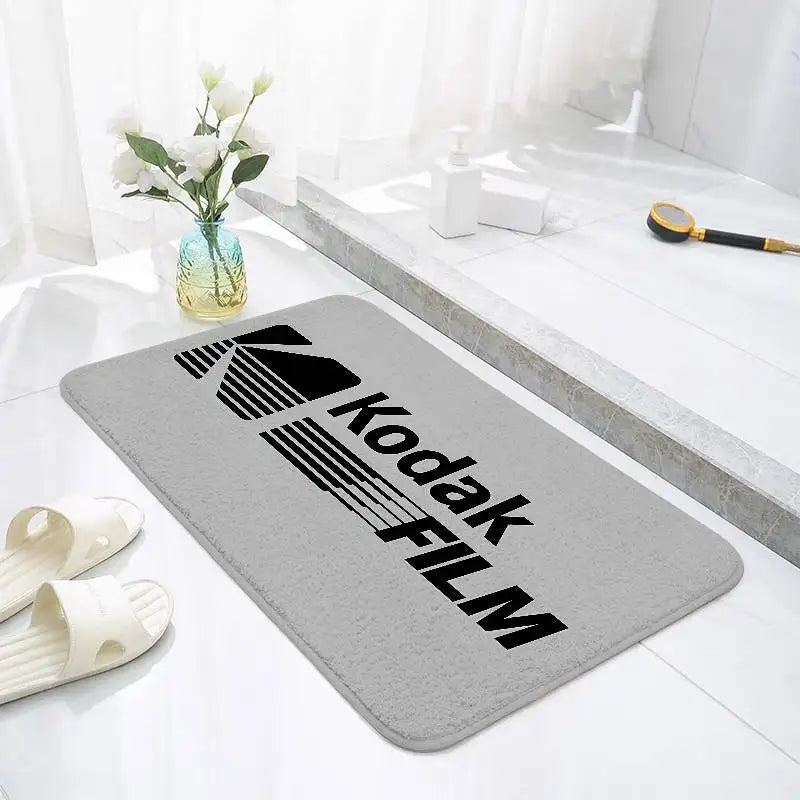 K-Kodak F-Film Camera Floor Mats Home Laundry Rug Carpet For Living Room Decor Lounge Area Anti-slip Foot Mat Entrance Doormat