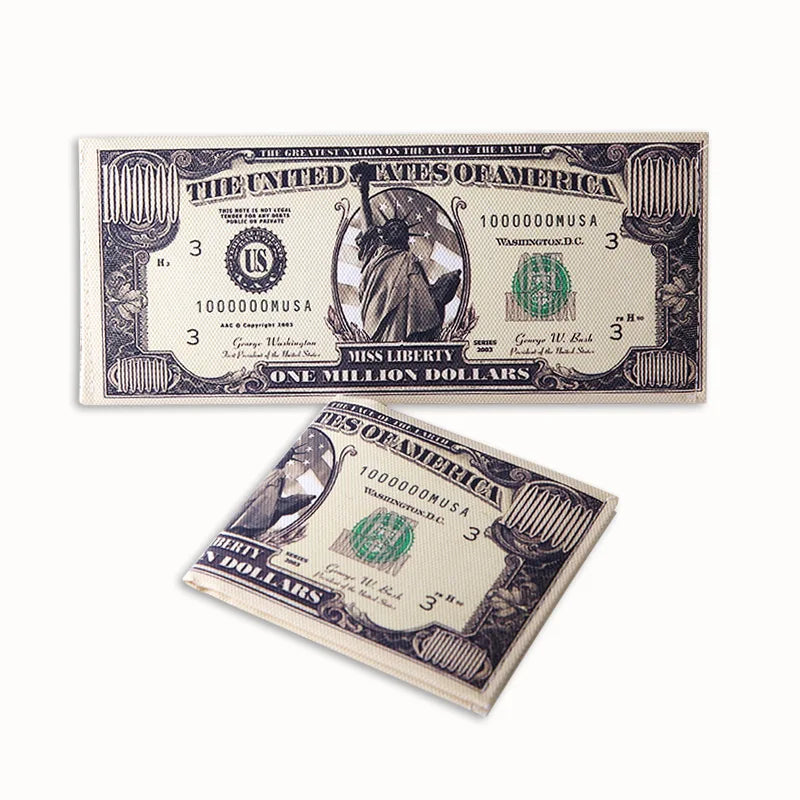Funny Wallet for Boys Kids Men PU Leather Money Bag Novelty Gift Teens Students Purse Women Male Coin Pouch Monederos Para Mujer