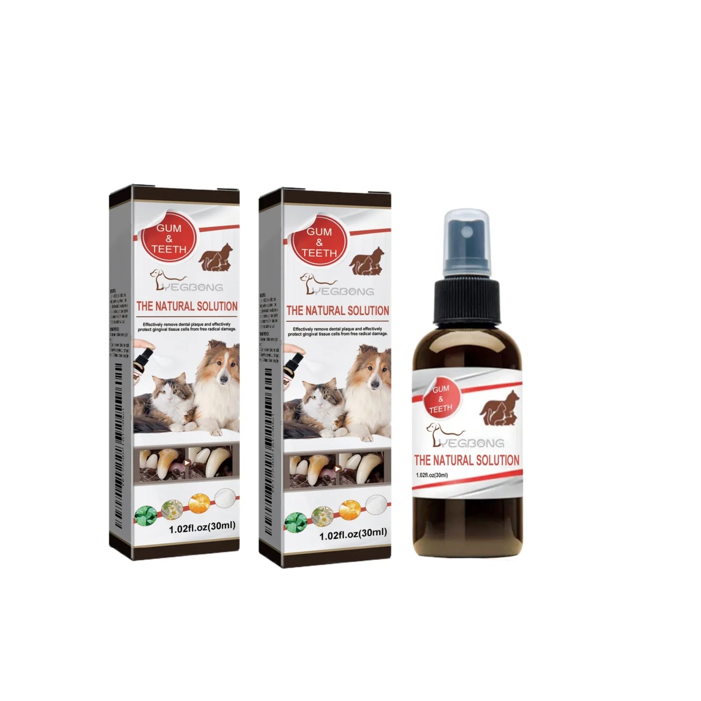 30ml Pet Tooth Cleaning Spray Dogs Remove Bad Breath Freshener Cats Oral Cleaning Dental Care Deodorization Spray Pet Supplies