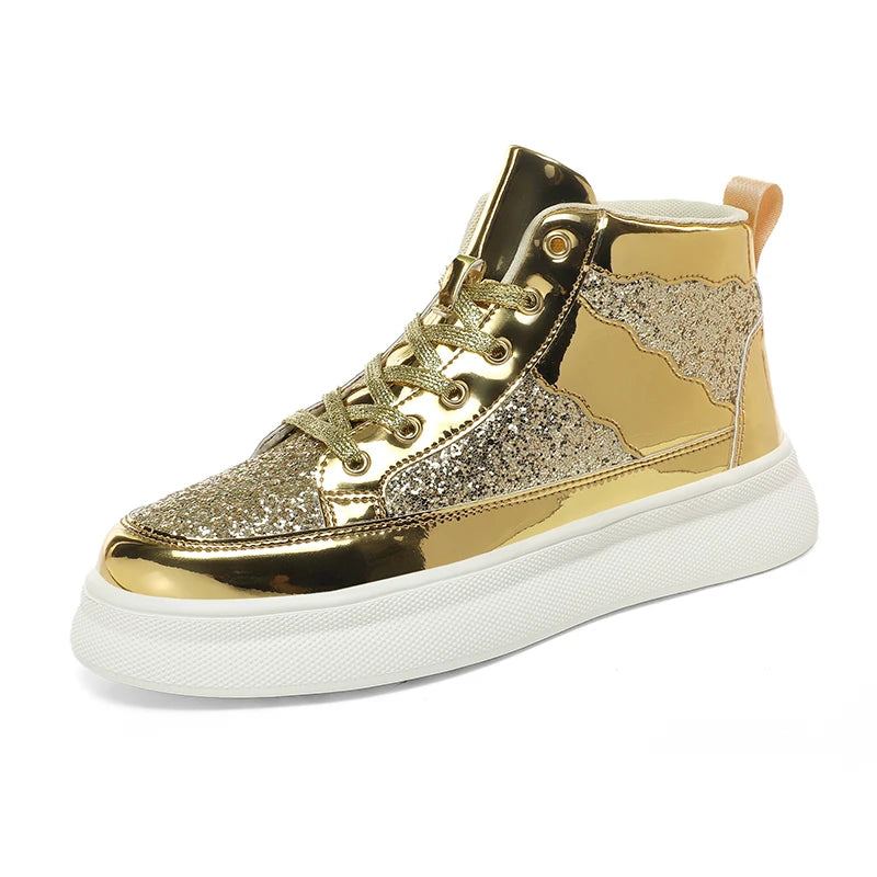 High-Top Shoes for Men, Thick-Soled Men's Shoes, Trendy Casual Shoes, Couple Sneakers