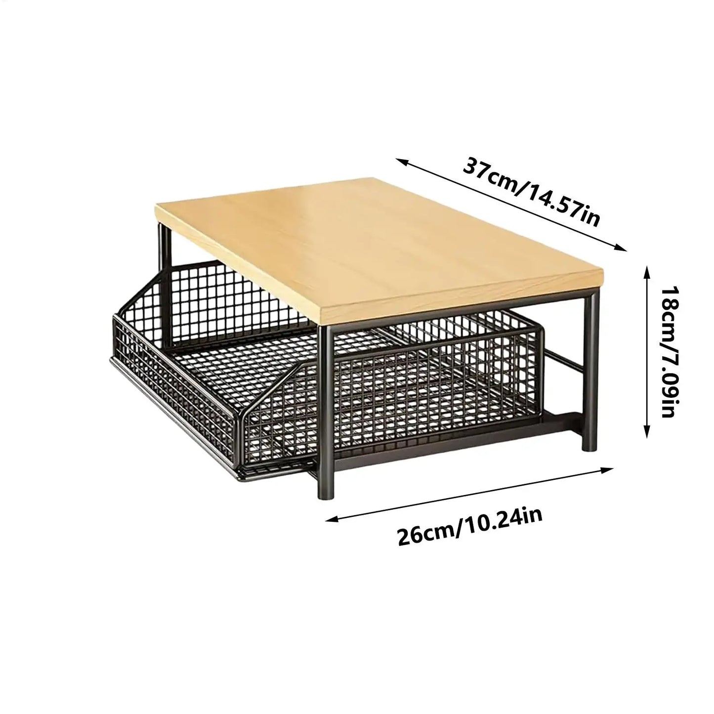 Kitchen Storage Shelves Vertical 2-Tier Organizer Rack Household Organizer Shelves for Pantry Kitchen Bathroom Garage Shower Bar