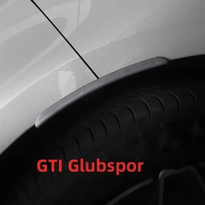 Car Accessories Popular A Set Sut for Mud Flaps Arch Wheel Eyebrow Lips Strips Sticker Trim for Golf 8 Car Fender Flares