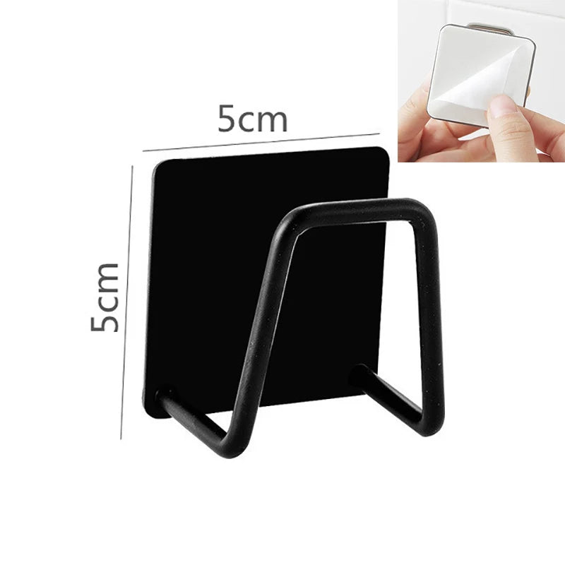 Stainless Steel Sink Sponge Rack For Sponge Steel Wire Ball Draining Paste The Inner Wall Of The Sink Kitchen Supplies