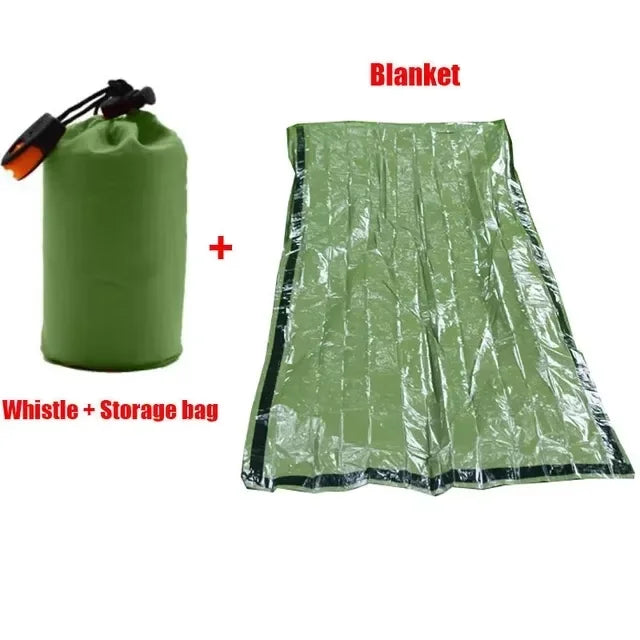 Waterproof Lightweight Thermal Emergency Sleeping Bag Bivy Sack Survival Blanket Bag CampingHiking, Outdoor Activities Equipment