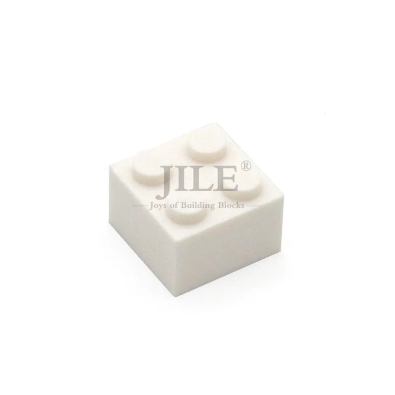 50pcs MOC Building Blocks Brick 2x2 3003 DIY Enlighten Creative Basics Classic Sets Compatible with Assembles Particles Toys