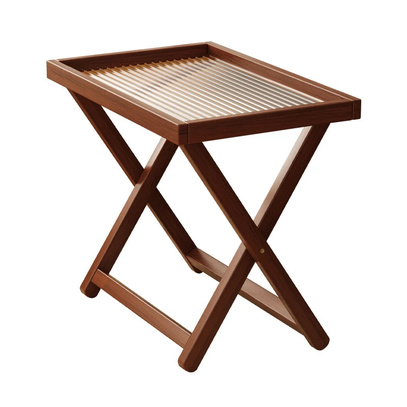 Folding Side Table,Durable Tv Tray Bed Table,Small End Table For Living Room, Bedroom