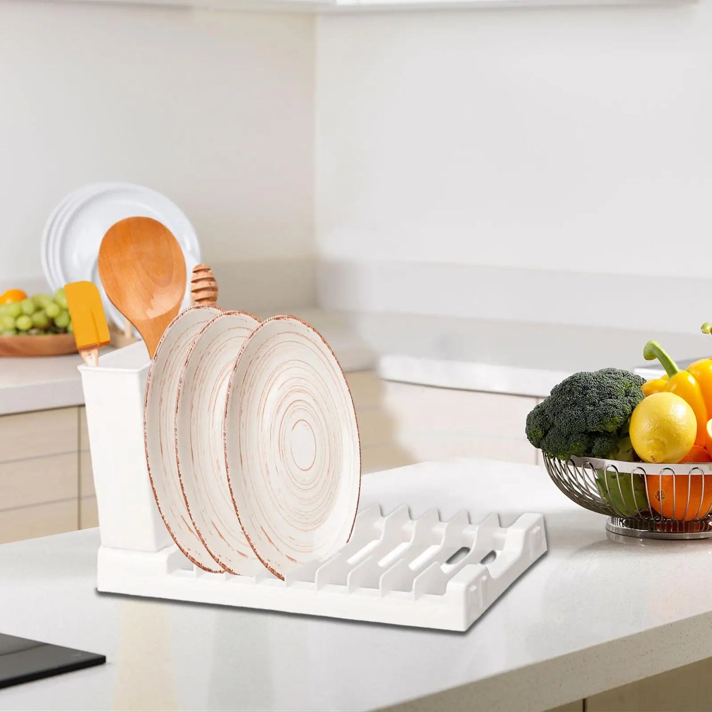 Dish Drying Rack Sink Multipurpose Kitchen Gadgets Cutlery Holder Hanging Decoration Dish Dryer Rack for Counter Kitchen Home