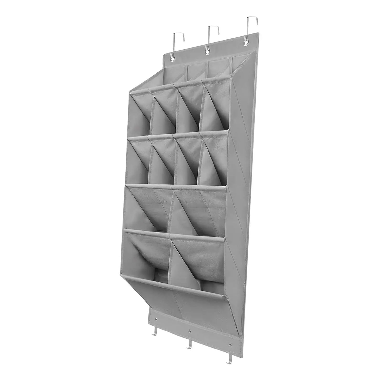 Hanging Shoe Organizer with 3 Hooks for Men Women Kids Shoe Rack for Door Shoe Organizer for Towels Clothing Bags Baby Items