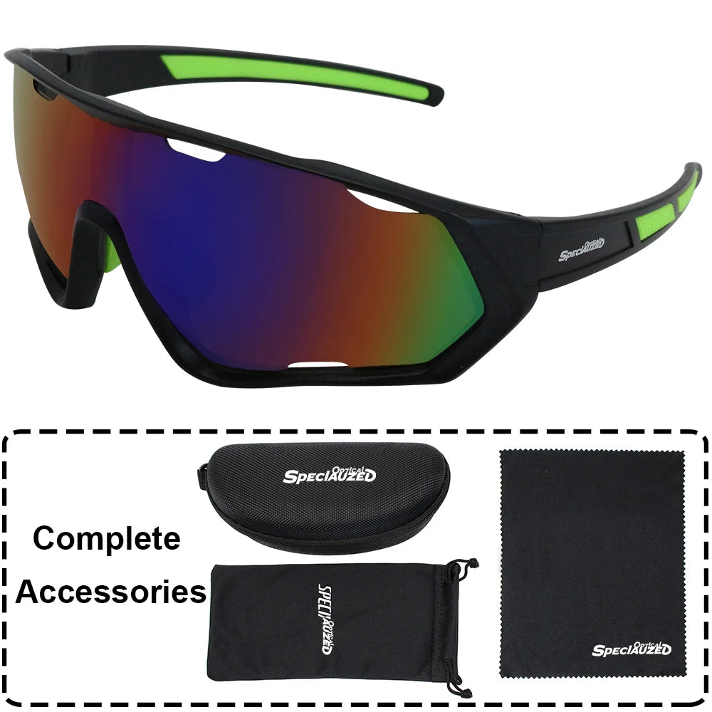 Sports Sunglasses for Men Women Youth UV400 Large Lenses Baseball Goggles Cycling Running Softball Biking Running Glasses