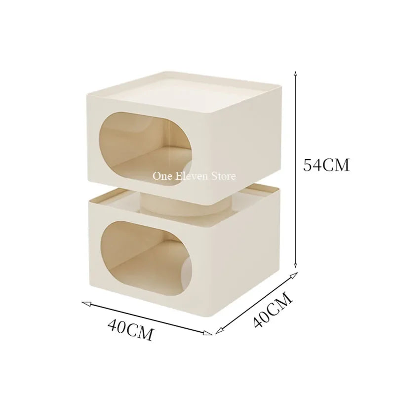 Bedroom Nightstands Side Bed Nordic Modern Corner Low Table Narrow Bedside Table Drawer Mesa De Noche Dormitorio Furniture