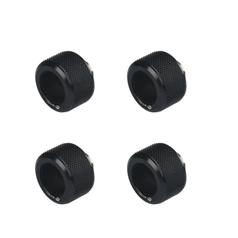 4pcs/lot BYKSKI OD16mm Hard Tube Fitting Hand Compression Fitting G1/4'' Computer Accesspries Fitting use for Rigid Tube