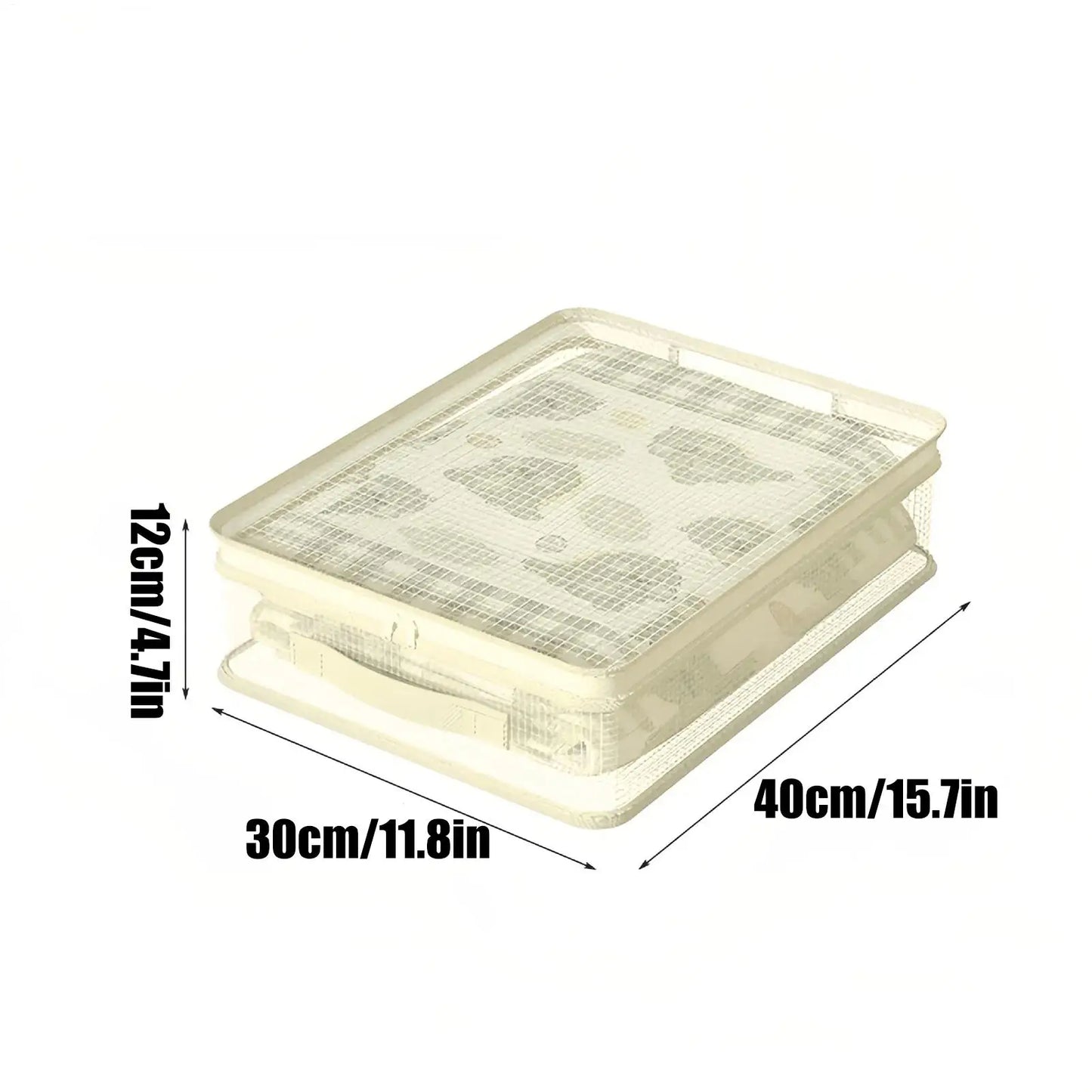 Dust-proof Clothing Storage Bag Saving Space Bedding Storage Bag, Stackable Bed Sheet Storage Container Bag With Handle