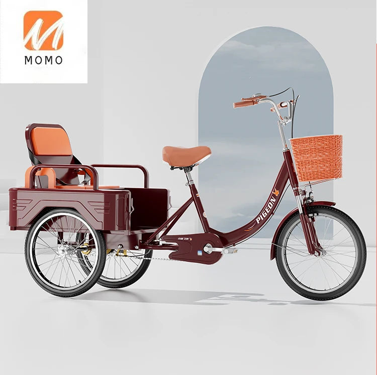 Tricycles for elderly people, pedals, pedals, variable speed bicycles for elderly people, rickshaws for transportation,