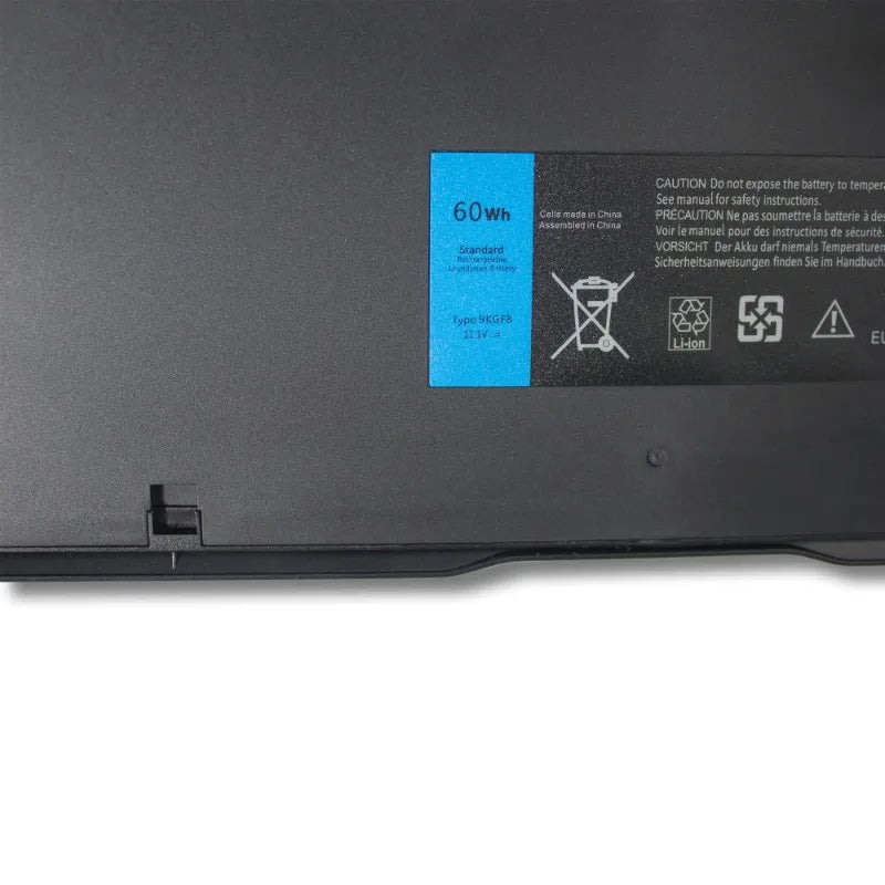New High-quality Battery 9KGF8 Laptop Battery for Dell Latitude 6430U E6430U E6510U 7HRJW 6FNTV TRM4D 7XHVM