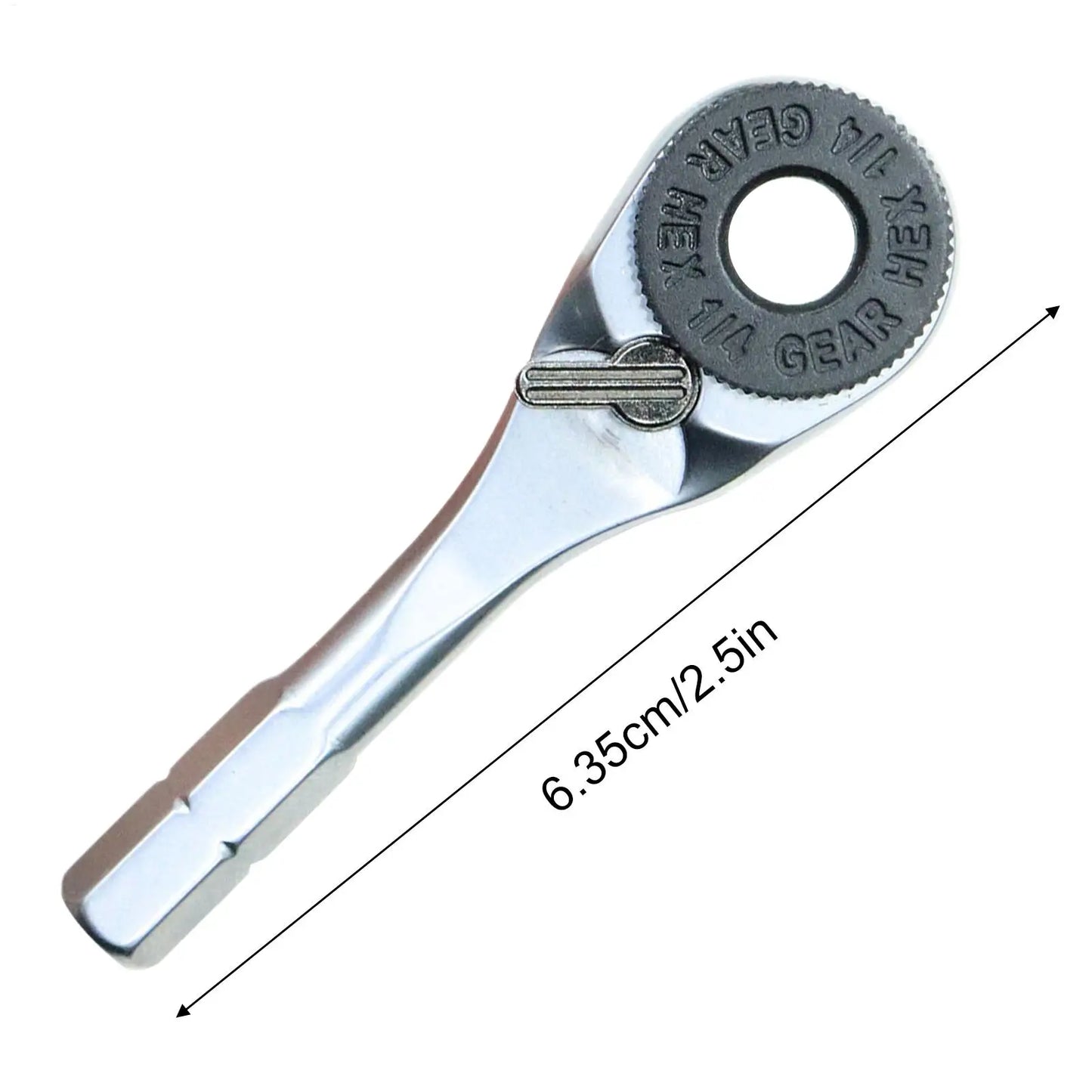 Mini Ratchet Wrench 1/4 Ratchet Wrench 6.35mm Screwdriver Hex Torque Wrenches Tool Wrench Screwdriver Wrench Hand Tools