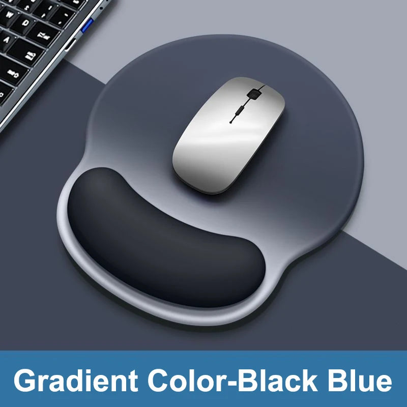 Gradient color mouse pad, comfortable wrist rest, non-slip mouse pad, soft mouse pad and wrist rest, computer desktop mouse pad