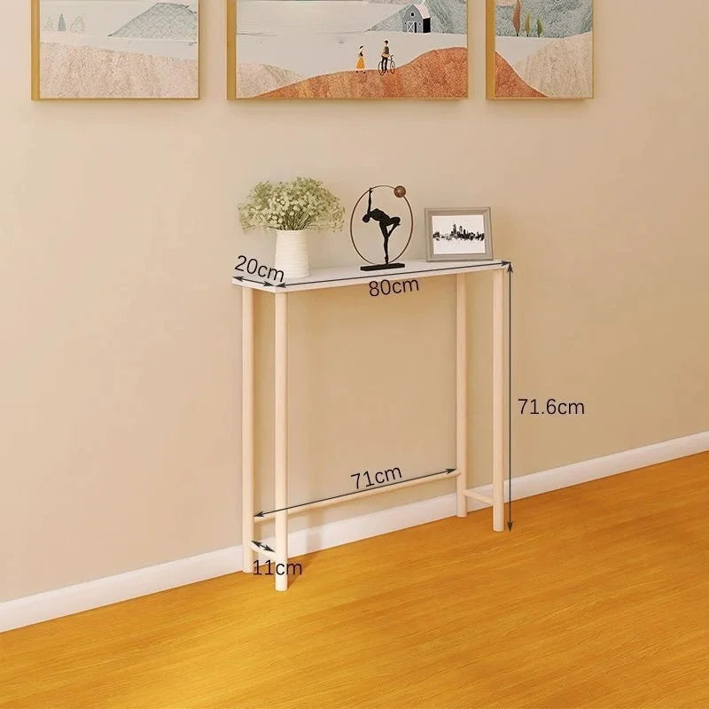 Multi-Functional Storage Rack Bedside Narrow Gap Table Small Family Bedroom Desk Sofa Table Modern Wooden Storage New Arrival