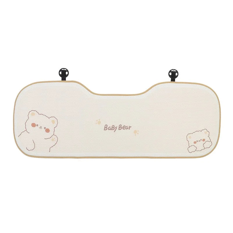 Comfortable Cute Car Seat Covers Ice Silk Cartoon Car Seat Protector Cushion Cute Car Accessories Universal Seat Covers Full Set