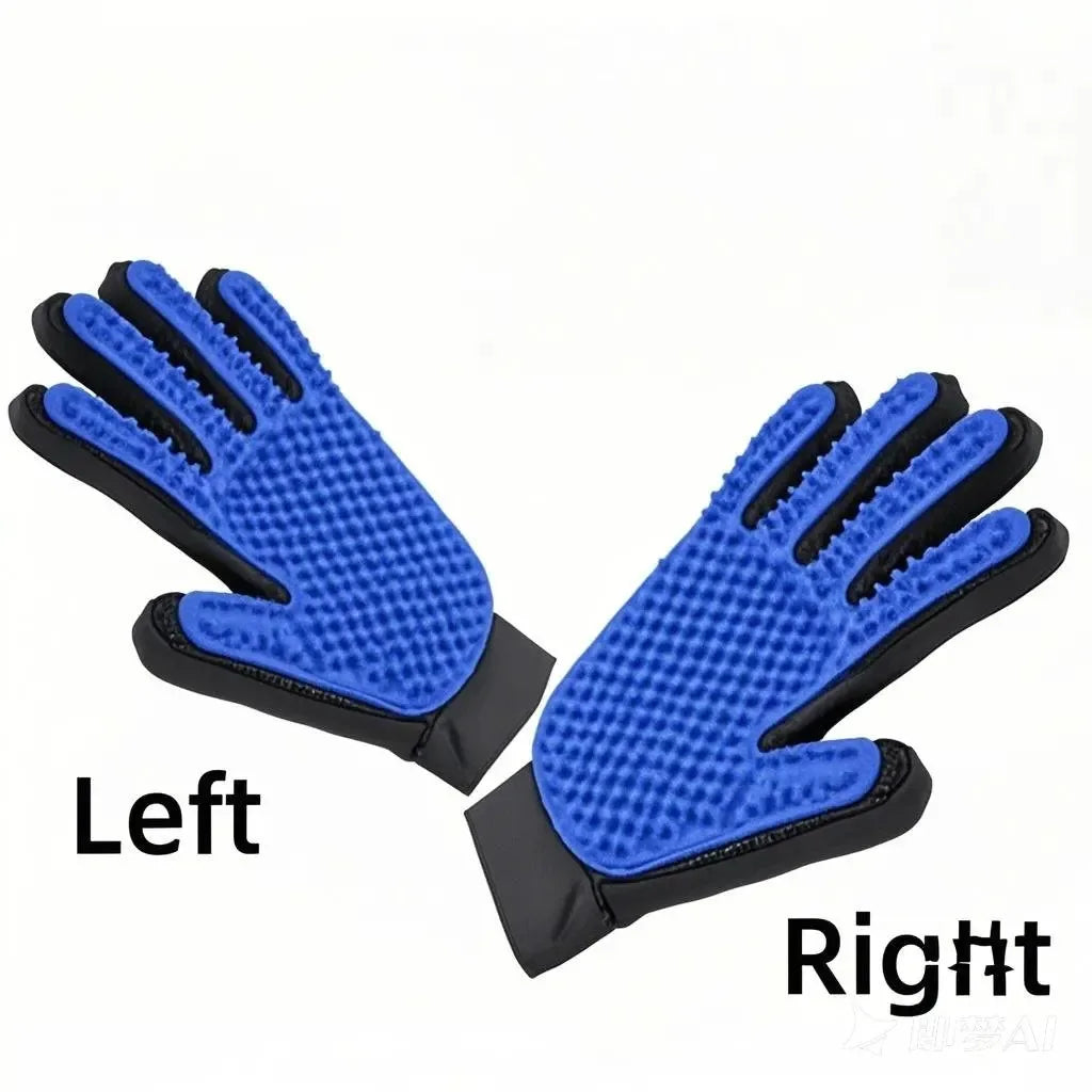 Pet Hair Glove Comb Pet Dog Cat Grooming Cleaning Glove Deshedding Hair remover Massage Brush Animal Supplies Cat Accessoies