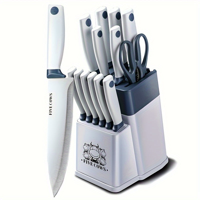 6 Piece Kitchen Tool Set, Kitchen Knife Set Stainless Steel Knife, Kitchen Knife, Kitchen Knife, Fruit Knife, Chicken Bone Scissors, Etc., Essential Tools For Home Kitchen, Essential Cooking Tools For Restaurants