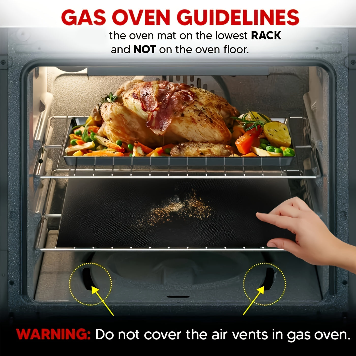 2pcs Non Stick Oven Liners for Bottom Of Electric Oven Thick Heavy Duty Oven Liners for Bottom Of Oven Mat for Bottom Of Oven Oven Liner for Electric Gas Grill, Free Party Favors BBQ Accessories Beech Vacation Essential